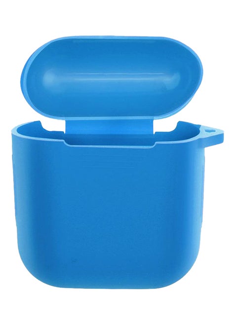 Silicone Carrying Case Cover For Apple AirPods Blue