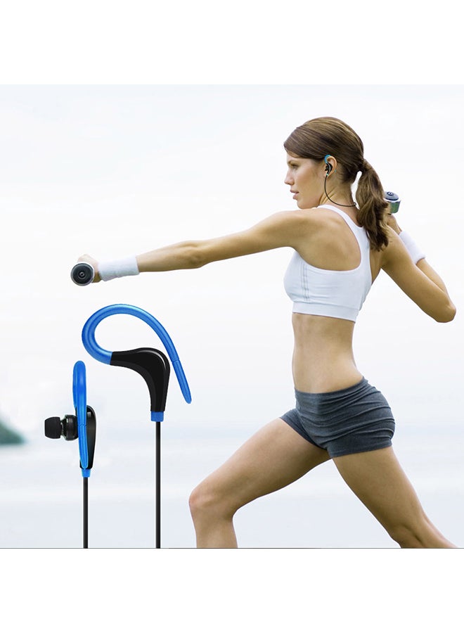 AX-01 Wireless Bluetooth Sport Stereo In-Ear Earphones Blue/Black  - Image 2