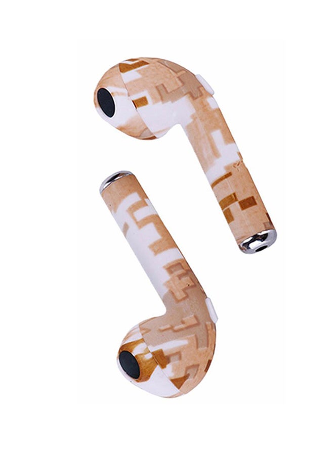 Generic - i7s Painted TWS Stereo Earphones Light Brown - Image 1