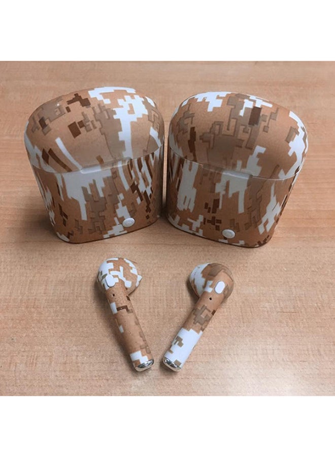Generic - i7s Painted TWS Stereo Earphones Light Brown - Image 1