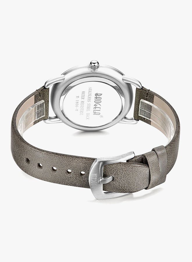 BAOGELA men Leather Analog Wrist Watch  - Image 2