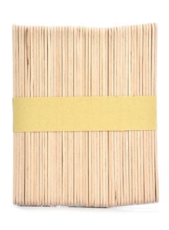 CYTHERIA 50-Piece Wooden Ice Cream Popsicle Stick Beige 114mm  - Image 2