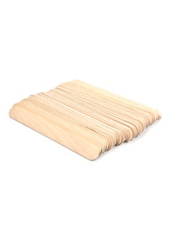 CYTHERIA 50-Piece Wooden Ice Cream Popsicle Stick Beige 114mm  - Image 3