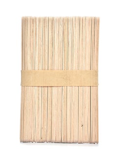 CYTHERIA 50-Piece Wooden Ice Cream Popsicle Stick Beige 114mm  - Image 5