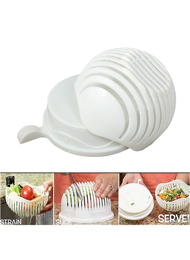 CYTHERIA Vegetables & Fruits Slicer Tool White 16x10cm - Image 3