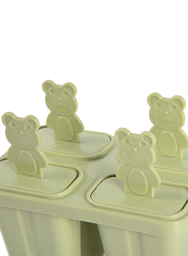 CYTHERIA 8-Cavity Bear Handle Ice Cream Mould Green 12.5x15.5x12centimeter  - Image 3