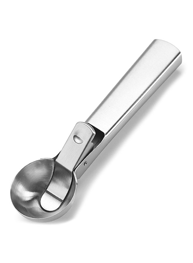 CYTHERIA Stainless Steel Ice Cream Scoop Silver 7.1x1.9x1.8inch  - Image 1