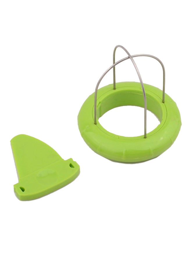 CYTHERIA Fruit Kiwi Cutter Green 5.5x4.5cm  - Image 1