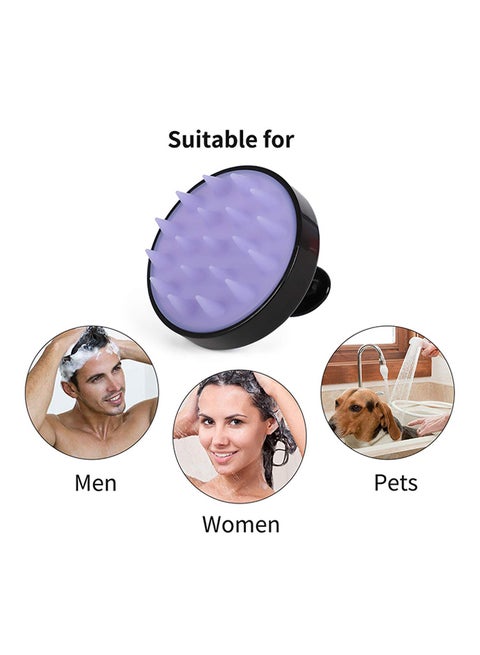 Hair Scalp Massager Black 2.5x11x2.5cm