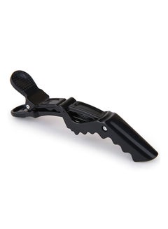 CYTHERIA 10 -Piece Plastic Duck Teeth Hair Clips Black 7.5x2x11cm  - Image 1