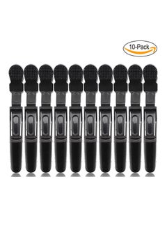 CYTHERIA 10 -Piece Plastic Duck Teeth Hair Clips Black 7.5x2x11cm  - Image 2