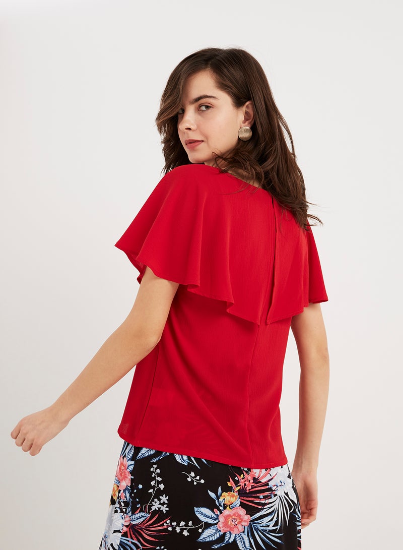 keguay Unique Accent Top Red  - Image 2