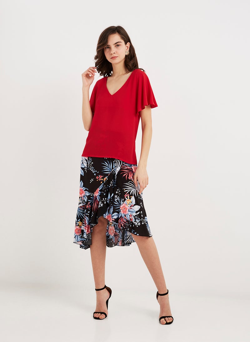 keguay Unique Accent Top Red  - Image 3