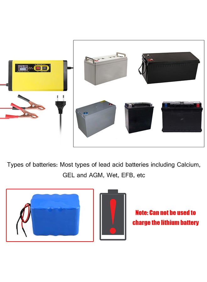 Generic 12V 5A LCD Car/Motorcycle Pulse Repair Battery Charger Lead Acid Storage Charger  - Image 3