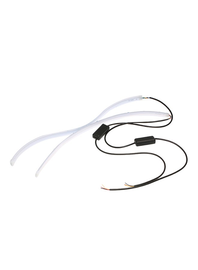 Generic 2-Piece Universal Daytime Running Silicone DRL Light Strip  - Image 1