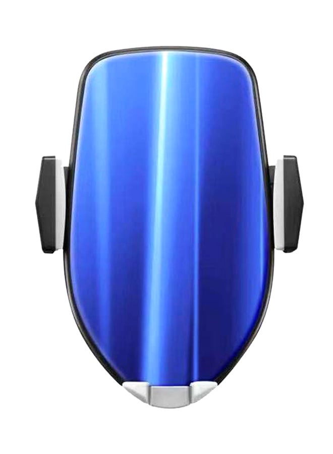 Automatic Wireless Car Charger For Smartphone and Air Vent Phone Holder Charging Mount Blue  - Image 1