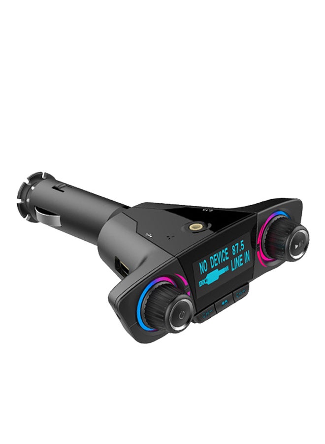 LED Power Modulator Handsfree Car Kit TF Dual USB Music/BT4.0/FM Transmitter - Image 1