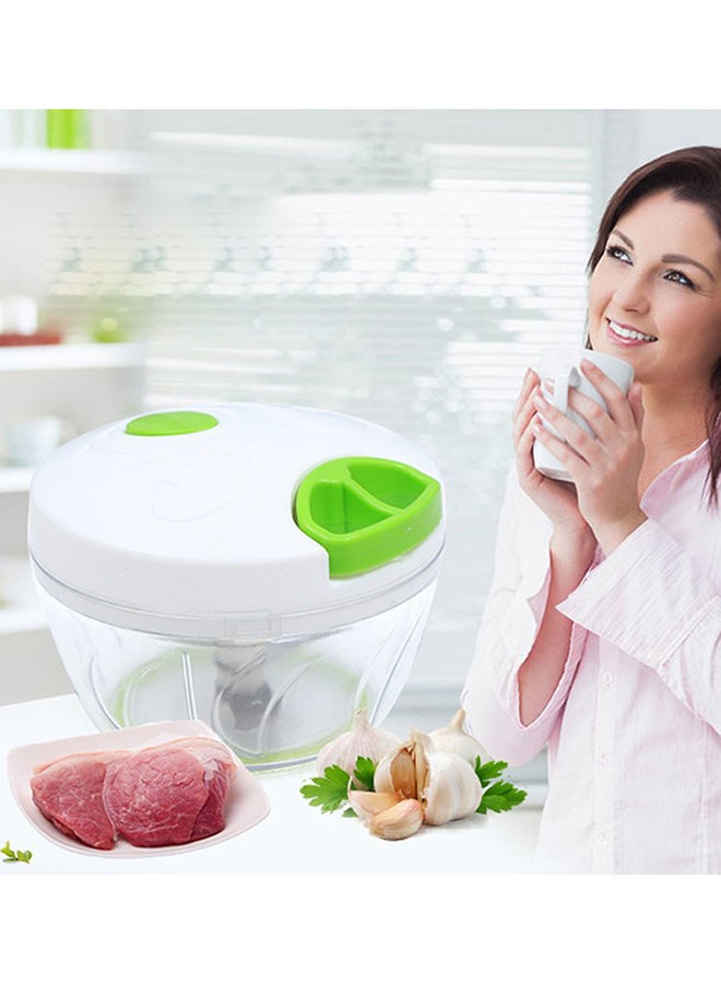 CYTHERIA Multifunction Food Chopper White/Green 8.5x12.5x8cm  - Image 3