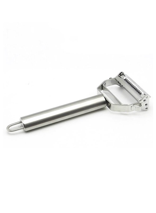CYTHERIA - Dual Stainless Steel Vegetable Peeler Silver 18x8.2x2.4cm - Image 1