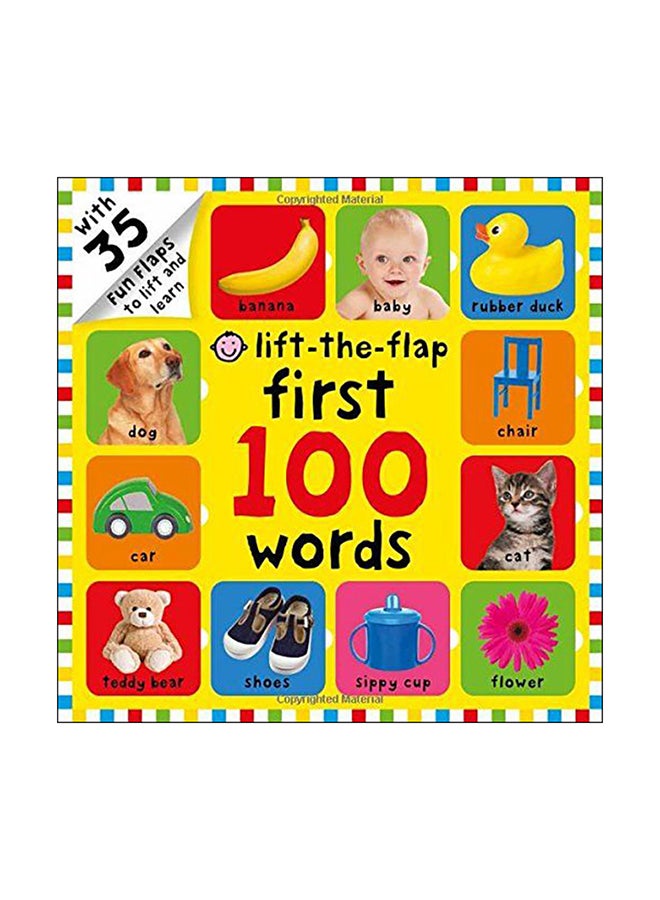 Lift-The-Flap First 100 Words Board Book English by Roger Priddy - 41534