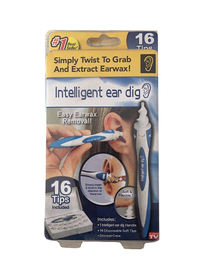 Generic - 17-Piece Intelligent Soft Spiral Ear Cleaner Multicolour - Image 1