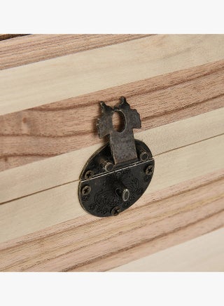 Wooden Money Bank With Lock 9.8x14.2x9.8cm - view 2