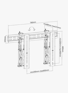 Alpha Pop-Out TV Wall Mount Bracket  37-70 inch Black  - Image 3