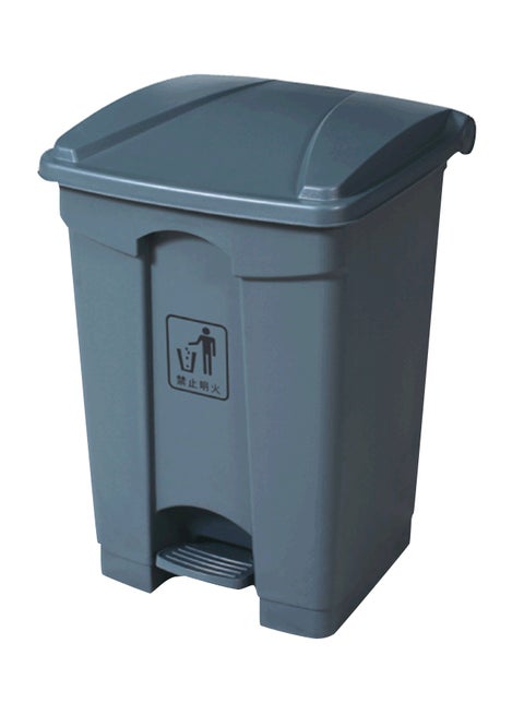45 Litre Waste Bin | Dust Bin | Garbage Bin | Pedal Bin | Trash Bin | Step on Waste Bin with Pedal Grey 45Liters