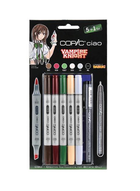 5+1 Ciao Vampire Knight Marker Multicolour