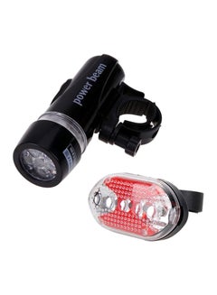 Waterproof Bicycle Front Head 5 LED Light With Tail light Set 100x65x33cm