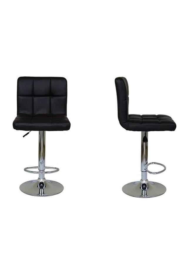 2-Piece Adjustable Bar Chair Set Black/Silver - v1548850213/N20154880A_1