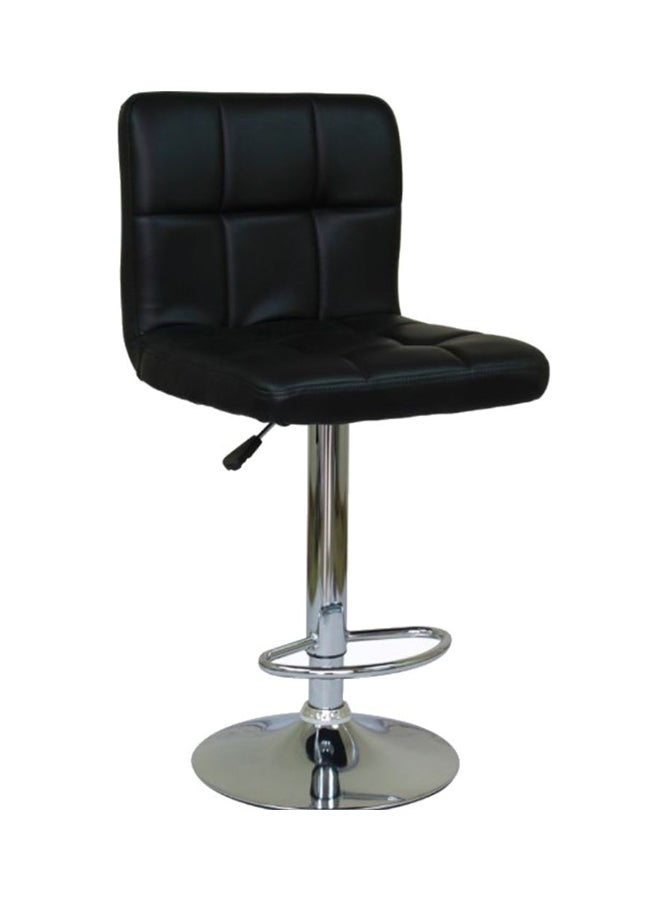 AE 2-Piece Adjustable Bar Chair Set Black/Silver  - Image 2