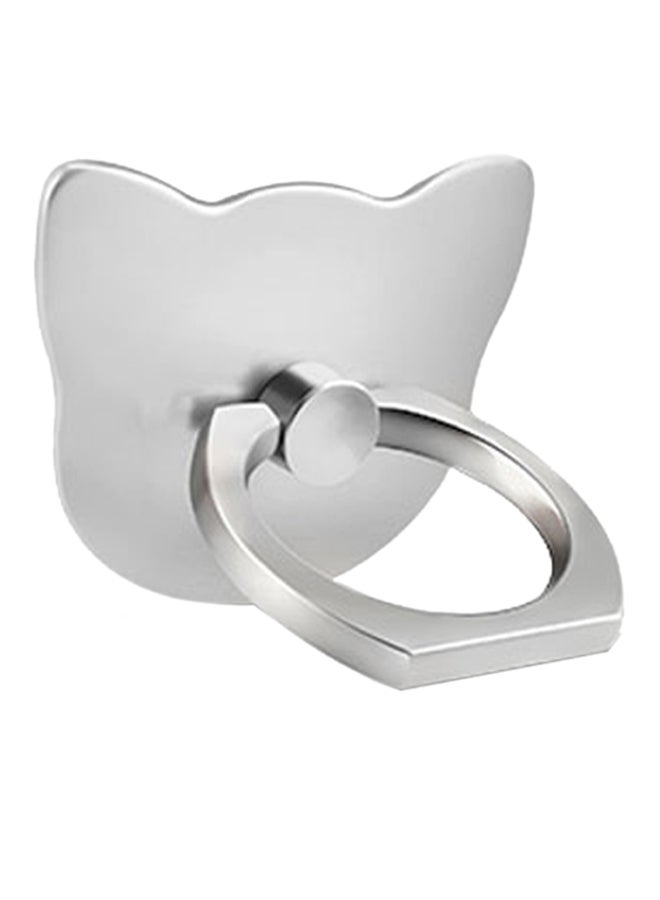 كول بيبي حلقة إصبع لحمل للهاتف المحمول فضي