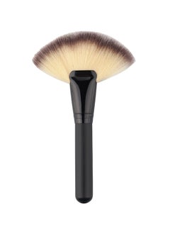 CYTHERIA Large Fan Shape Make-Up Foundation Brush Black  - Image 1