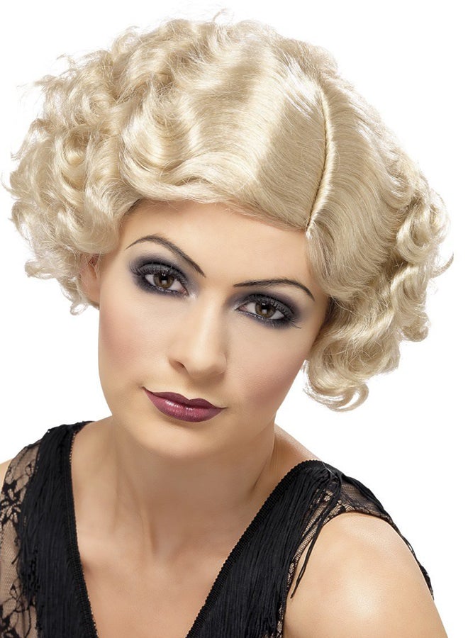 Smiffy's 20S Short Flirty Flapper Wig One Size