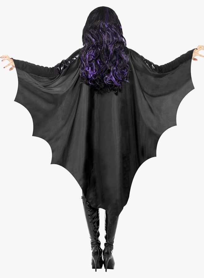 Smiffy's Vampire Bat Wings With High Collar One Size - Image 2