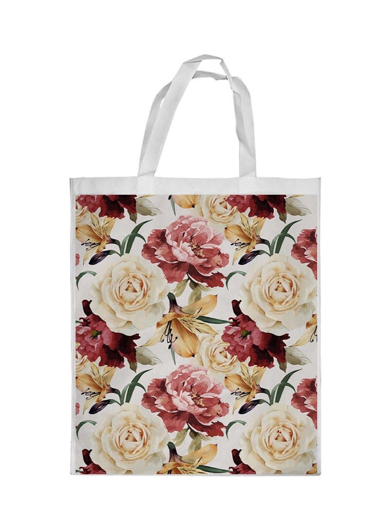 Generic - Flowers Printed Shopping Bag Multicolour - Image 1