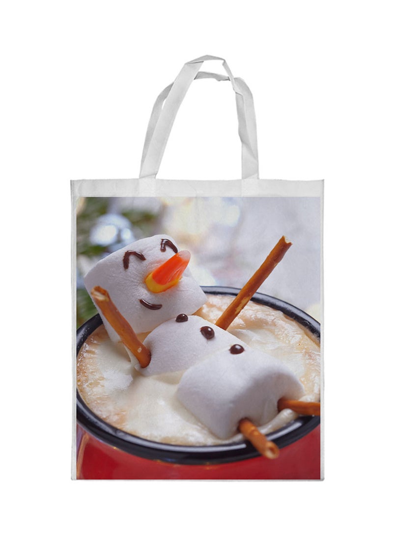 Warmer Coffee Printed Shopping Bag Multicolour