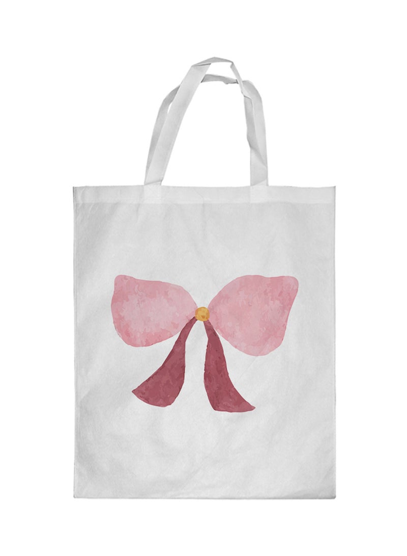 Children Fionka Printed Shopping Bag White 