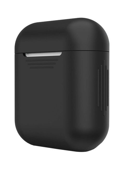 Silicone Shockproof Protective Case Cover For Apple AirPods Black