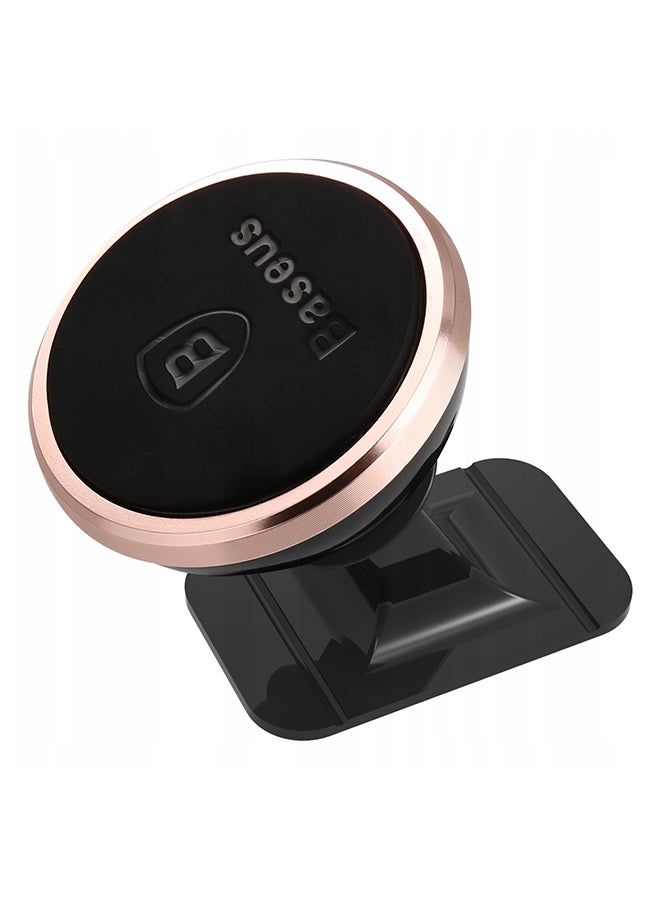 Baseus 360-degree Magnetic Car Mount Dashboard Cell Phone Holder Compatible for iPhone 13 Pro/13 Pro Max/13/13 Mini, iPhone 12/11 Pro, iPhone Xs XR X SE 8 7 Plus 6S 6, Samsung Galaxy S20 S10 S9 S8 Plus Note 10 9 Rose Gold/Black  - Image 3