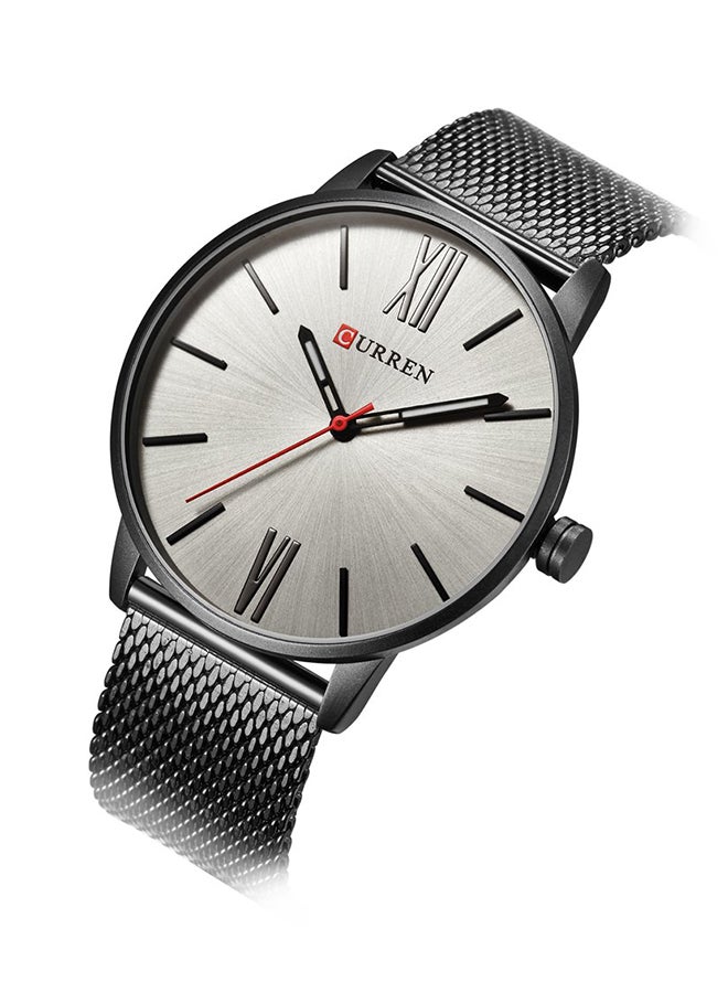 CURREN Men's Waterproof Stainless Steel Analog Watch 8238 - 44 mm - Black  - Image 2