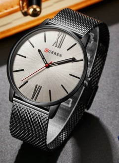 CURREN Men's Waterproof Stainless Steel Analog Watch 8238 - 44 mm - Black  - Image 4