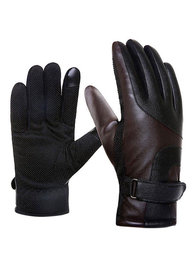 Sharpdo Wind-Resistant Gloves Black/Brown  - Image 1