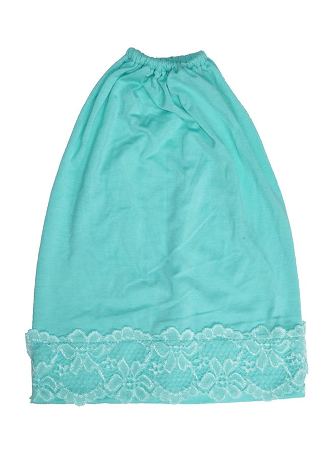 Sharpdo Crochet Border Inner Tube Hijab Blue - Image 1