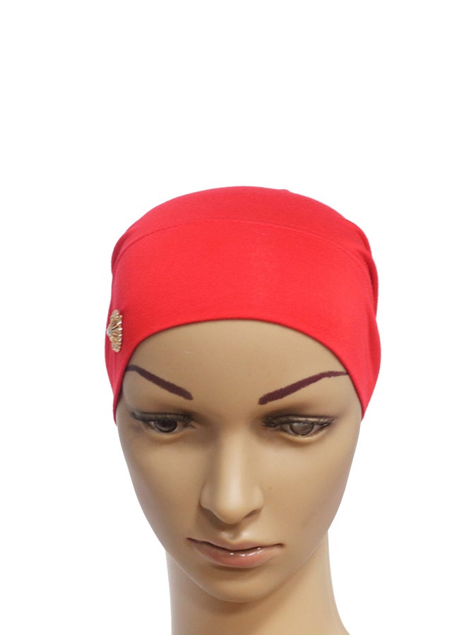شاربدو حجاب داخلي بتصميم أنبوبي أحمر  - Image 2