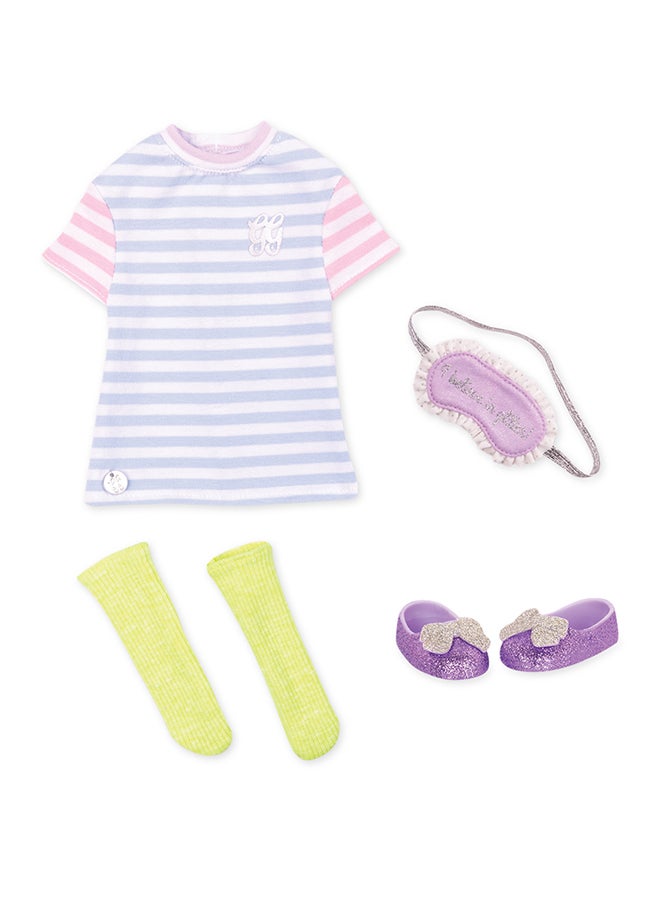 Glitter Girls - Striped Dreamy Glitter Outfit - Image 1