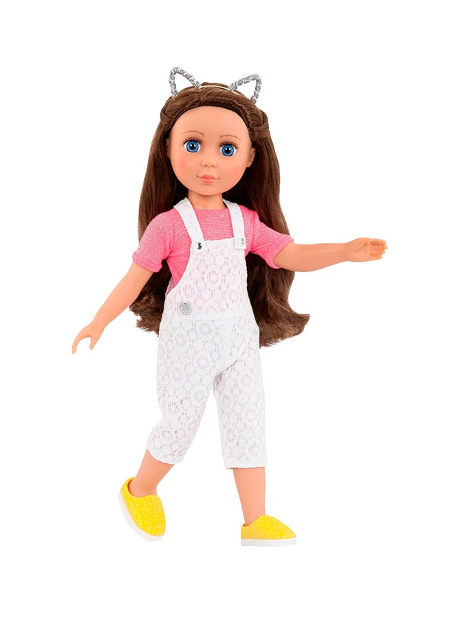 Glitter Girls Deluxe Doll Lace Overalls Outfit - Image 2
