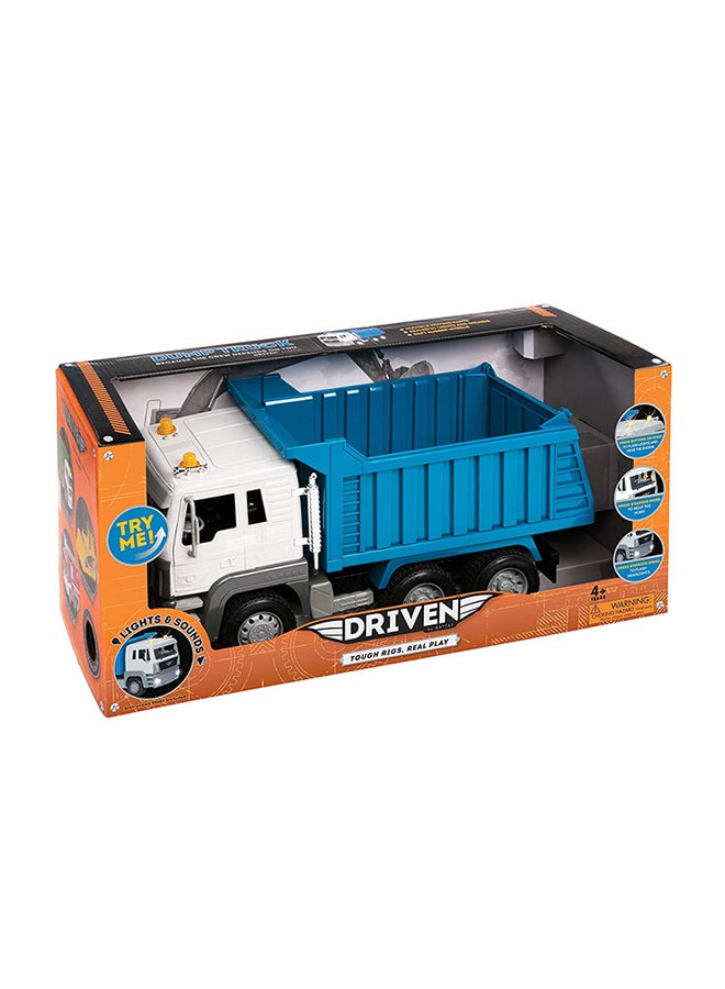 DRIVEN Dump Truck Blue 47.8 x 18.3 x 23.8cm - Image 2