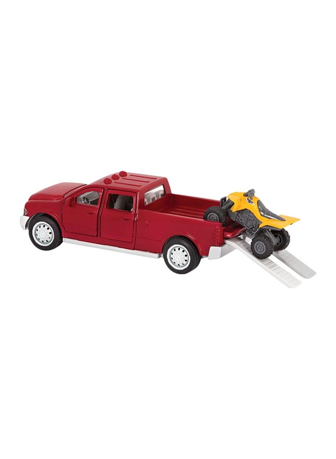 DRIVEN Mini Pick-Up Truck With Vehicle Multicolour 10x10x22cm - Image 1